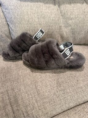 UGG Plush Fluff Slide Sandals